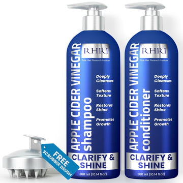 Apple Cider Vinegar Shampoo and Conditioner Set